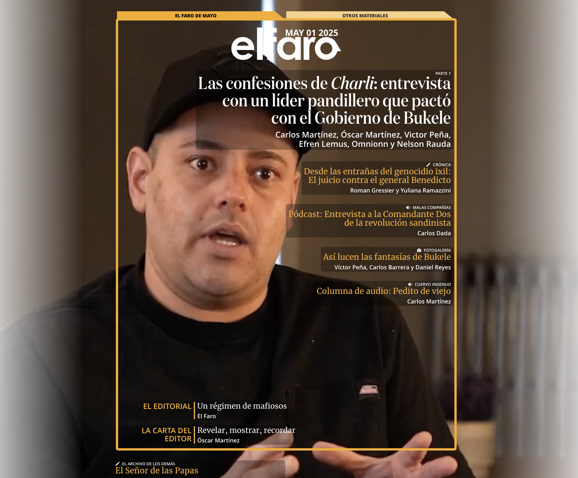 El Faro warns of possible arrests following publications on gang pact with Bukele government — El Faro alerta de posibles capturas tras publicaciones sobre pacto de pandillas con el gobierno de Bukele